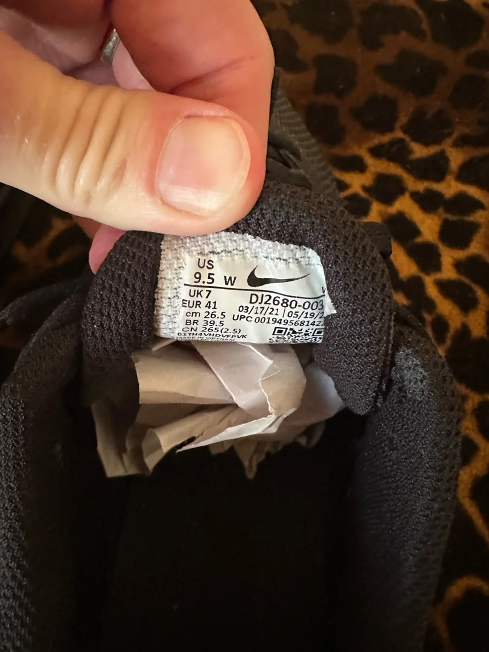 Nike Black on Black Athletic Running Shoes